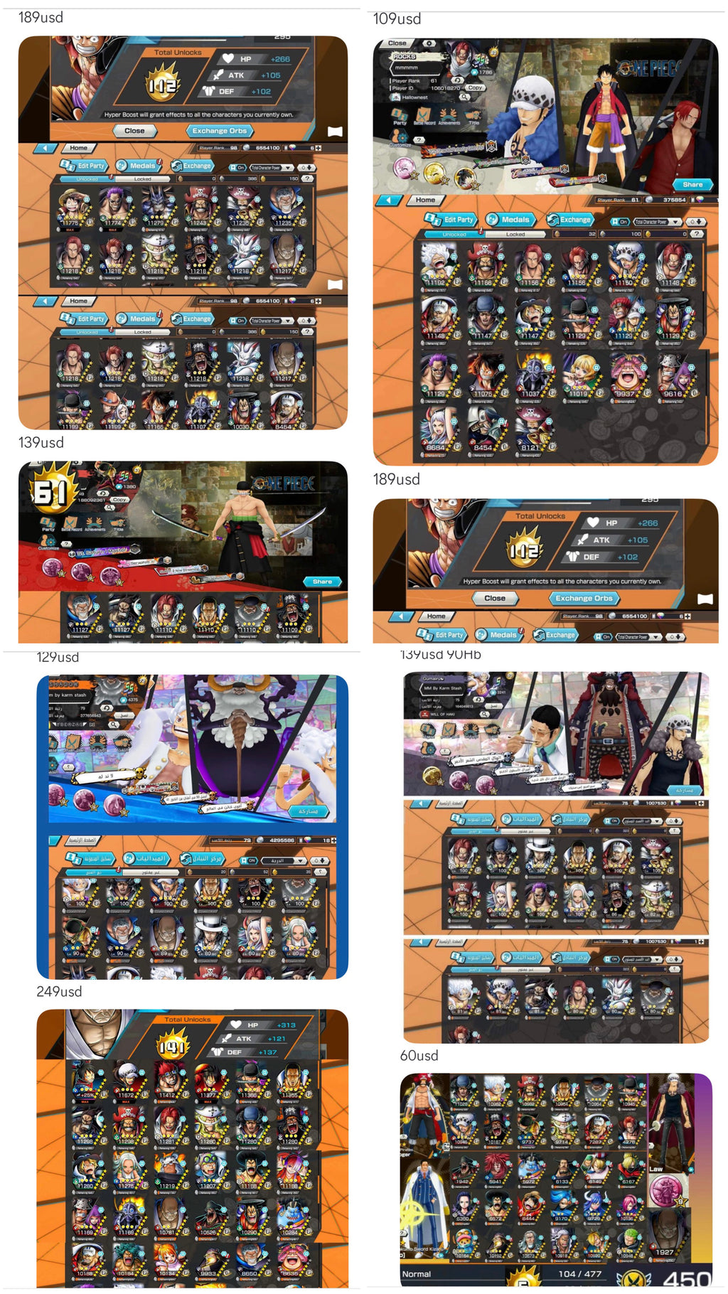 OPBR Extremes High Hb Accounts