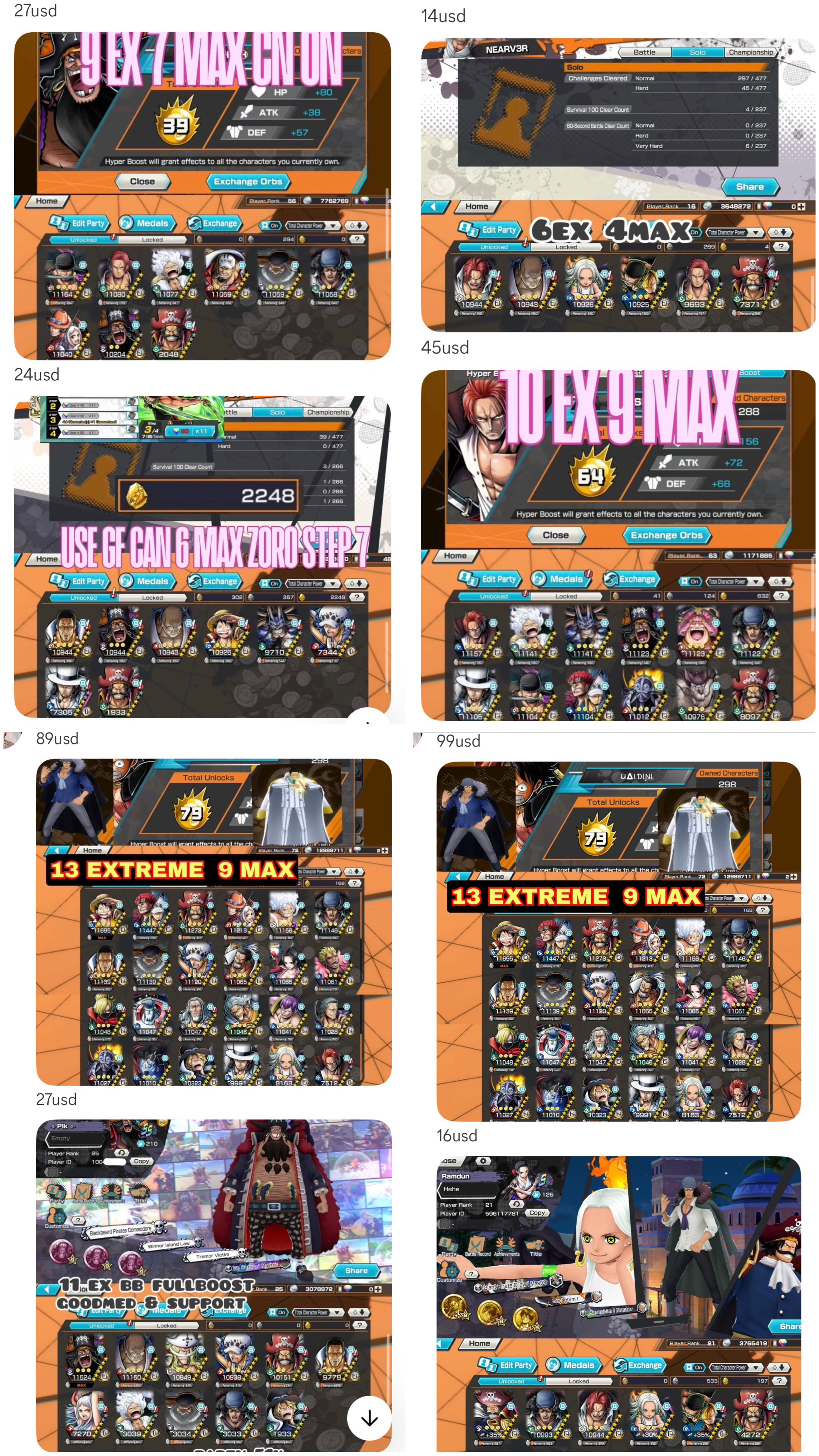 OPBR Extremes High Hb Accounts