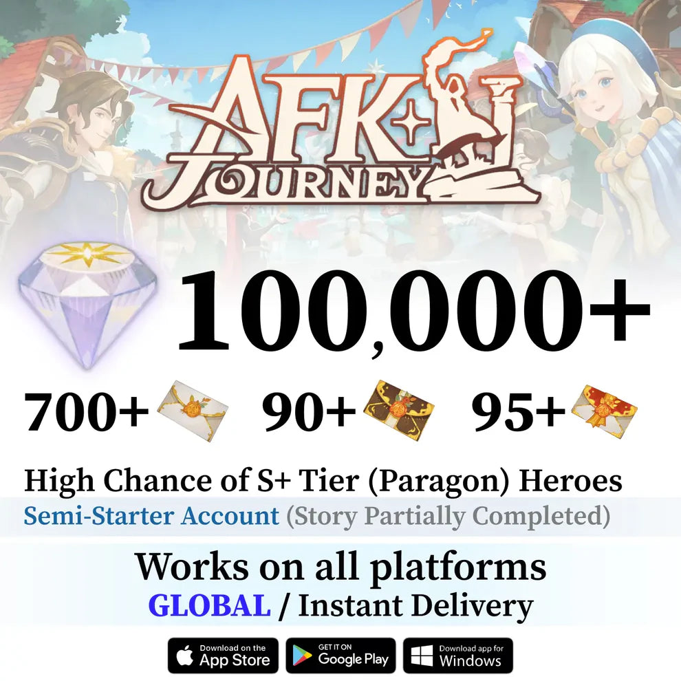 AFK Journey Semi-Starter Reroll Account | 6+ Celestial Heroes