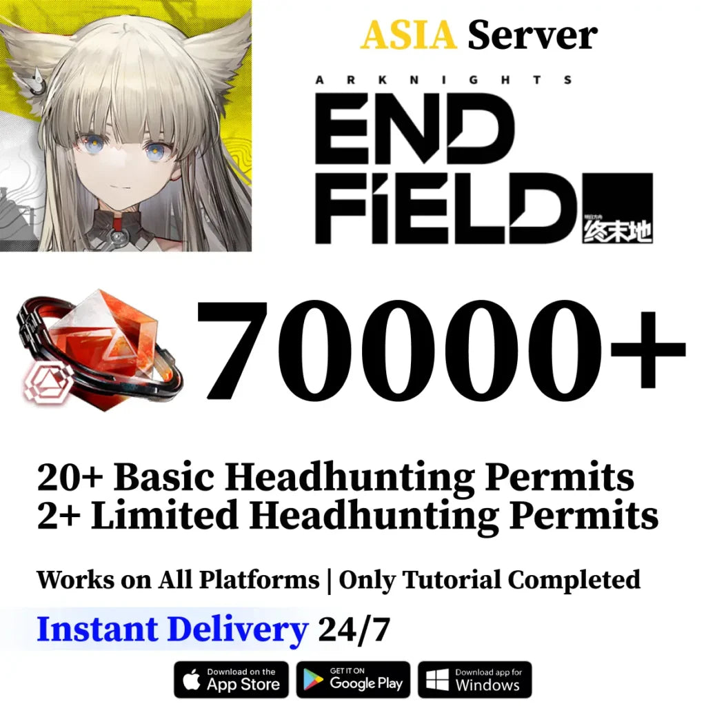 Arknights: Endfield Starter Reroll Account with Oroberyl [ASIA] [NA] [EU]