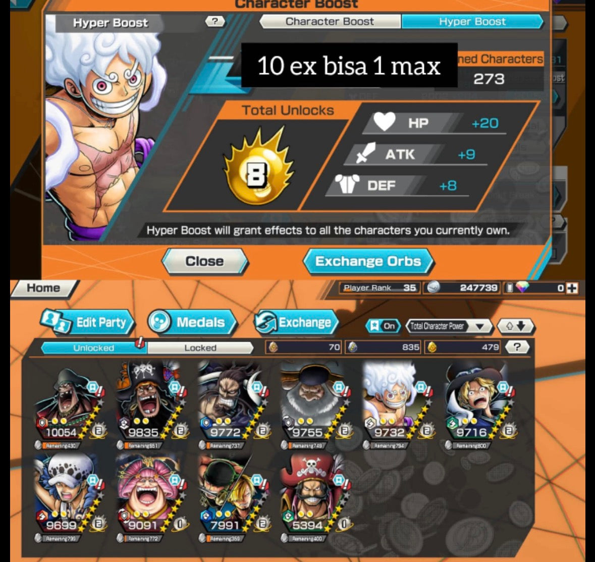 10 Ex budget Account